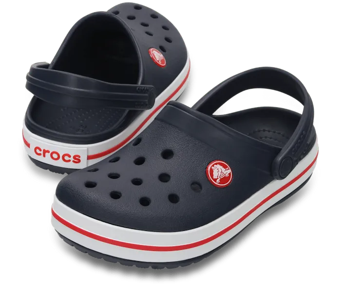 Toddler Crocband Clog Navy Red Kids Crocs Clogs