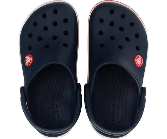 Toddler Crocband Clog Navy Red Kids Crocs Clogs