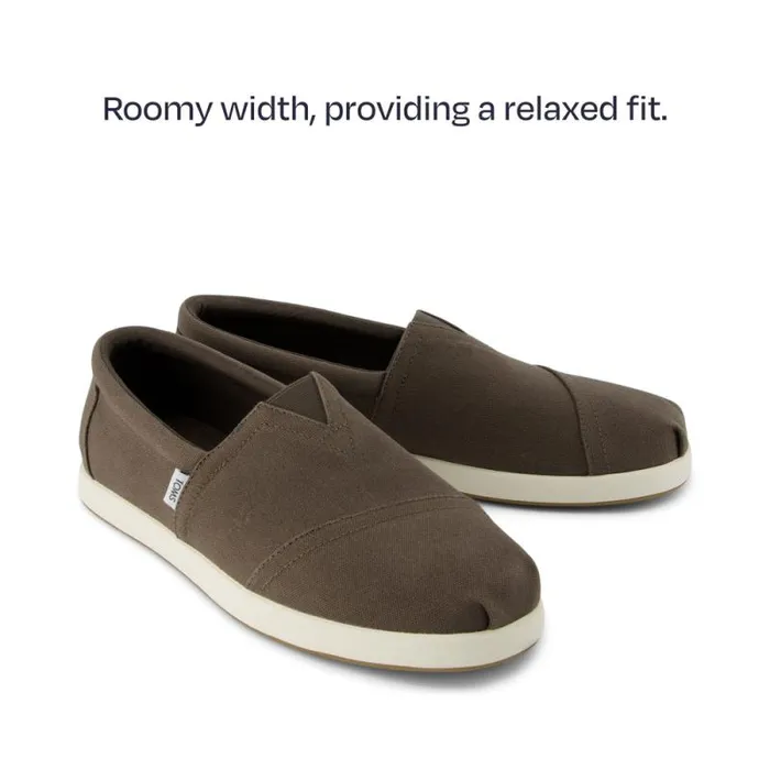 Toms Alpargatas Alp FWD Canteen Green Recycled Cotton Canvas 8211 Men Toms Alpargatas Alp FWD Canteen Green Recycled Cotton Canvas 8211 Men