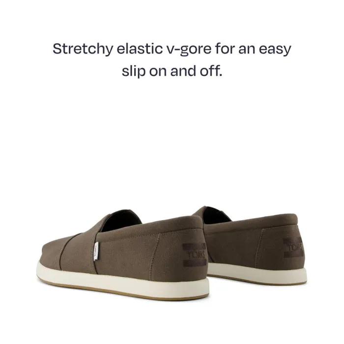 Toms Alpargatas Alp FWD Canteen Green Recycled Cotton Canvas 8211 Men Toms Alpargatas Alp FWD Canteen Green Recycled Cotton Canvas 8211 Men