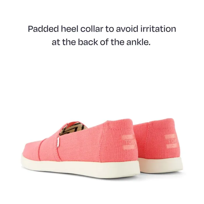Toms Alpargatas Alpargata Plus Pink Heritage Canvas 8211 Women Toms Alpargatas Alpargata Plus Pink Heritage Canvas 8211 Women