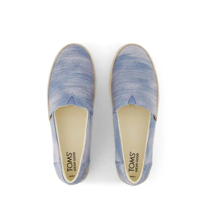 Toms Alpargatas Valencia Platform Espadrille Pastel Blue Novelty Denim 8211 Women Toms Alpargatas Valencia Platform Espadrille Pastel Blue Novelty Denim 8211 Women