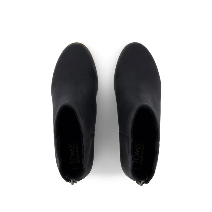 Toms Boots and Booties Casey Ankle Boot Black Leather 8211 Women Toms Boots and Booties Casey Ankle Boot Black Leather 8211 Women