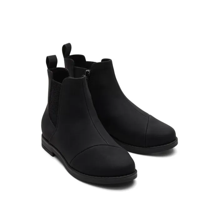 Toms Dress Casual Charlie Kids Boot Black 8211 Kids Toms Dress Casual Charlie Kids Boot Black 8211 Kids