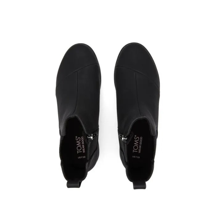 Toms Dress Casual Charlie Kids Boot Black 8211 Kids Toms Dress Casual Charlie Kids Boot Black 8211 Kids