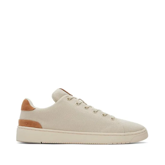 Toms Dress Casual TRVL LITE LaceUp Sneaker Cream Suede 8211 Men