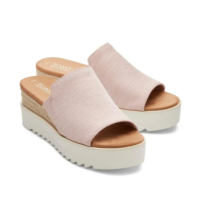 Toms Espadrilles Diana Mule Wedge Sandal Ballet Pink 8211 Women Toms Espadrilles Diana Mule Wedge Sandal Ballet Pink 8211 Women
