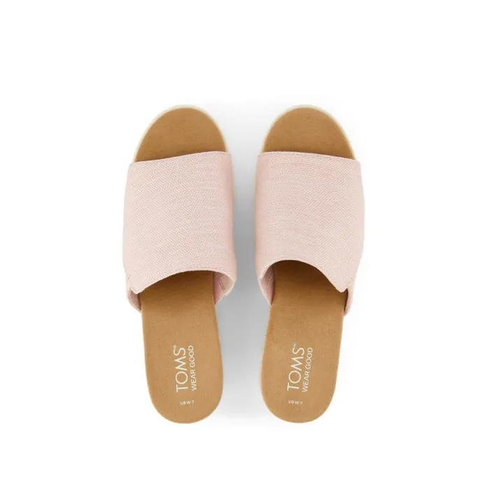 Toms Espadrilles Diana Mule Wedge Sandal Ballet Pink 8211 Women Toms Espadrilles Diana Mule Wedge Sandal Ballet Pink 8211 Women