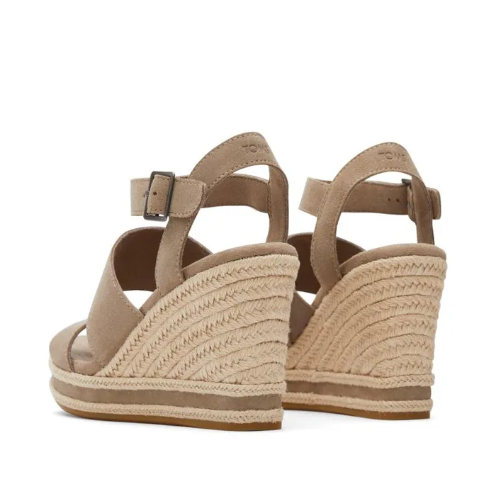 Toms Espadrilles Madelyn Wedge Sandal Suede Dune 8211 Women Toms Espadrilles Madelyn Wedge Sandal Suede Dune 8211 Women