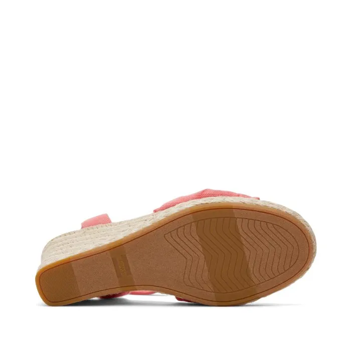 Toms Espadrilles Marisela Wedge Sandal Shell Pink 8211 Women Toms Espadrilles Marisela Wedge Sandal Shell Pink 8211 Women