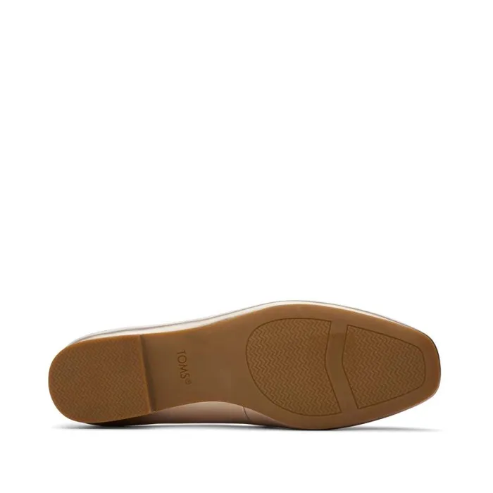Toms Flats and Loafers Briella Flat Leather Metallic Gold 8211 Women Toms Flats and Loafers Briella Flat Leather Metallic Gold 8211 Women