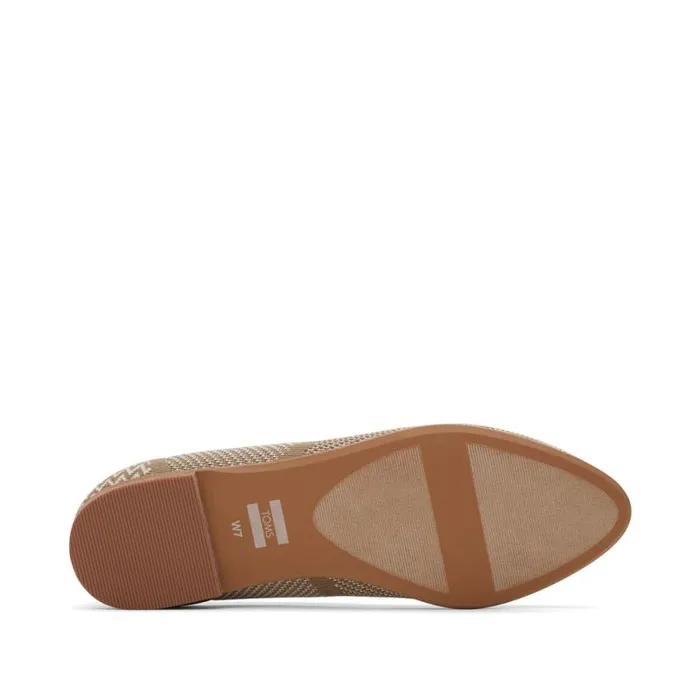 Toms Flats and Loafers Jutti Neat Flat Taupe Knit 8211 Women Toms Flats and Loafers Jutti Neat Flat Taupe Knit 8211 Women