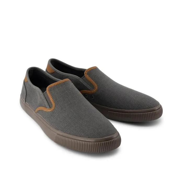 Toms Slip Ons Baja Slip On Sneaker Dark Grey Heritage Canvas 8211 Men Toms Slip Ons Baja Slip On Sneaker Dark Grey Heritage Canvas 8211 Men