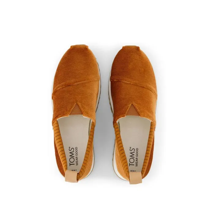 Toms Slip Ons Resident 20 Sneaker Brown Corduroy 8211 Women Toms Slip Ons Resident 20 Sneaker Brown Corduroy 8211 Women