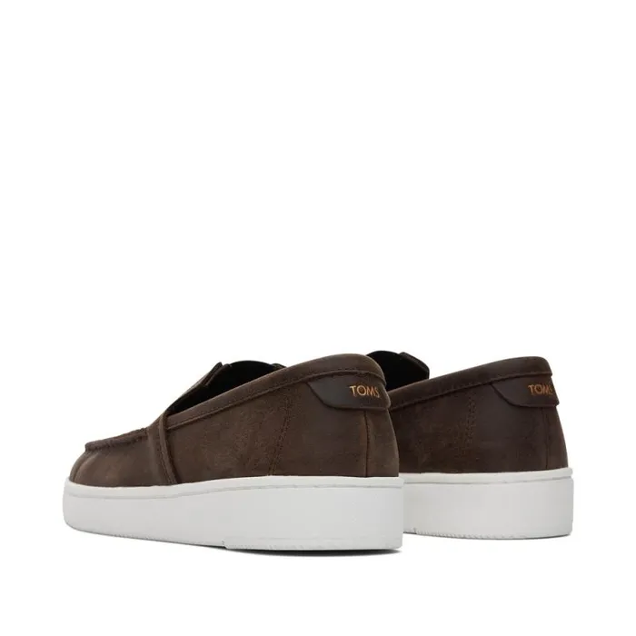 Toms Slip Ons TRVL LITE Loafer Water Resistant Dark Brown 8211 Men