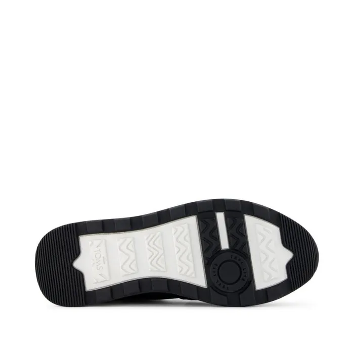 Toms Slip Ons TRVL LITE Retro Runner Sneaker Water Repellent Black Suede 8211 Men Toms Slip Ons TRVL LITE Retro Runner Sneaker Water Repellent Black Suede 8211 Men