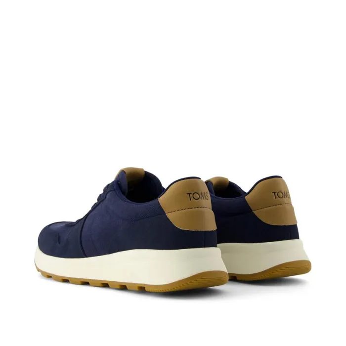 Toms Slip Ons TRVL LITE Retro Runner Sneaker Water Repellent Navy 8211 Men