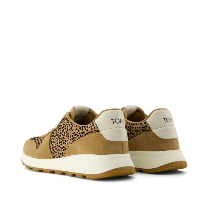 Toms Slip Ons TRVL LITE Retro Runner Sneaker Water Repellent Tan Mini Cheetah 8211 Women Toms Slip Ons TRVL LITE Retro Runner Sneaker Water Repellent Tan Mini Cheetah 8211 Women