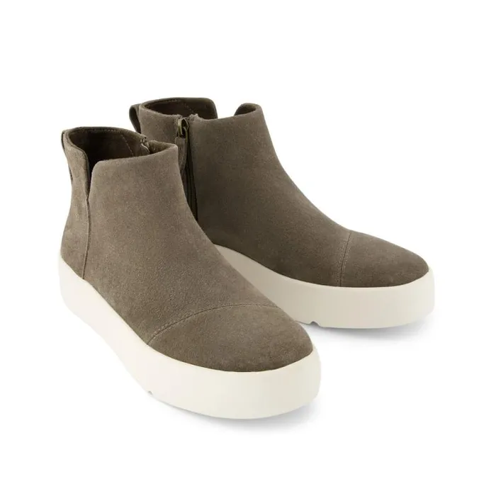 Toms Slip Ons Verona Mid Platform Sneaker Canteen Suede 8211 Women Toms Slip Ons Verona Mid Platform Sneaker Canteen Suede 8211 Women