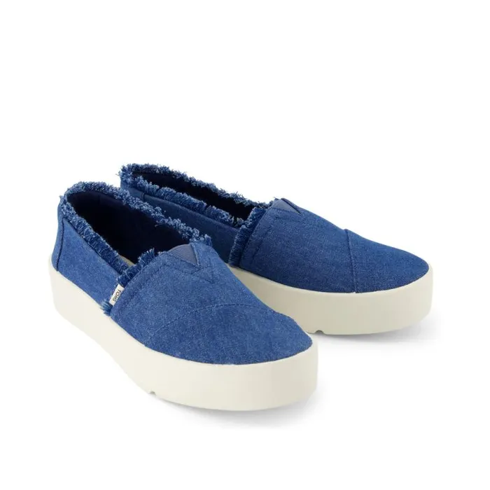 Toms Slip Ons Verona Slip On Sneaker Denim Slate Blue 8211 Women Toms Slip Ons Verona Slip On Sneaker Denim Slate Blue 8211 Women