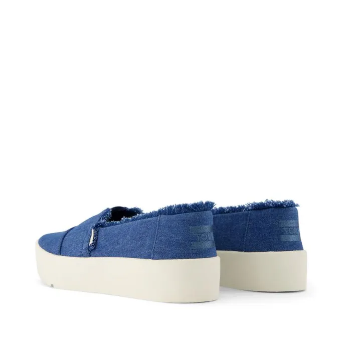 Toms Slip Ons Verona Slip On Sneaker Denim Slate Blue 8211 Women Toms Slip Ons Verona Slip On Sneaker Denim Slate Blue 8211 Women