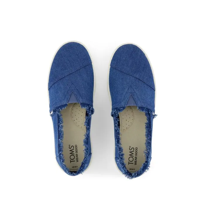Toms Slip Ons Verona Slip On Sneaker Denim Slate Blue 8211 Women Toms Slip Ons Verona Slip On Sneaker Denim Slate Blue 8211 Women