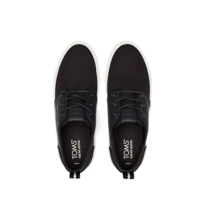 Toms Sneakers Carlo Terrain LaceUp Sneaker Black Leather Water Resistant 8211 Men Toms Sneakers Carlo Terrain LaceUp Sneaker Black Leather Water Resistant 8211 Men