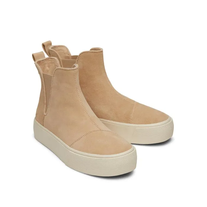 Toms Sneakers Fenix Platform Chelsea Sneaker Oatmeal Suede 8211 Women Toms Sneakers Fenix Platform Chelsea Sneaker Oatmeal Suede 8211 Women