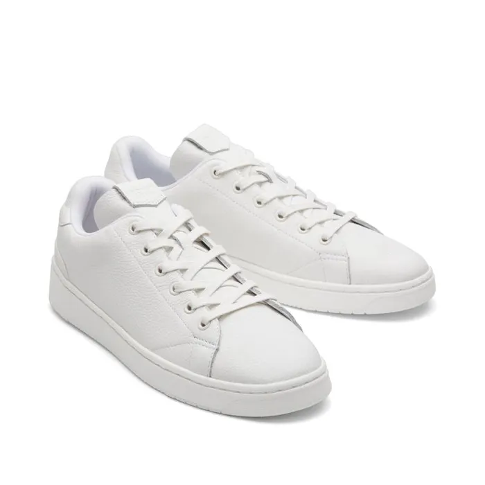 Toms Sneakers TRVL LITE LaceUp Sneaker Bright White Leather 8211 Men