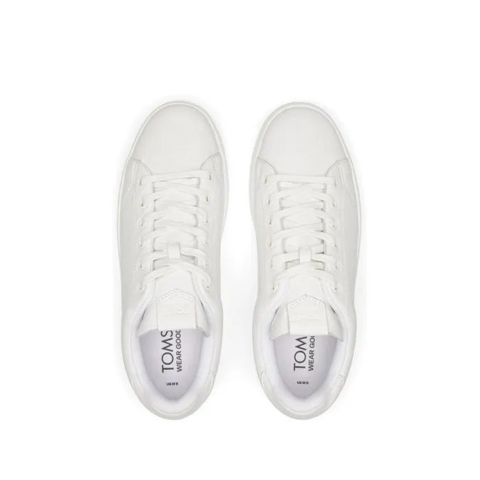 Toms Sneakers TRVL LITE LaceUp Sneaker Bright White Leather 8211 Men