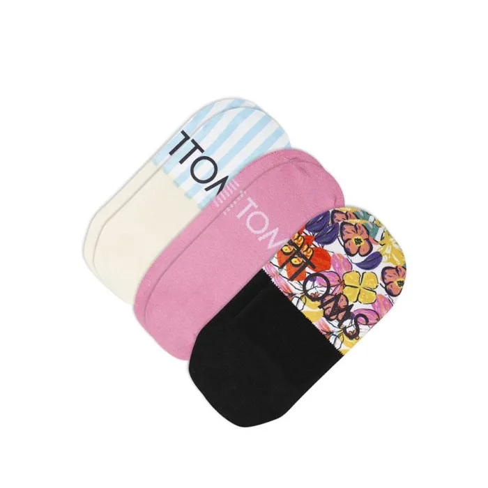 Toms Socks Classic No Show Socks 3 Pack Floral Summer 8211 Gear
