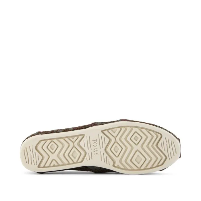 Toms TOMS Classics Alpargata Cloudbound Basil Green Floral Brocade 8211 Women Toms TOMS Classics Alpargata Cloudbound Basil Green Floral Brocade 8211 Women