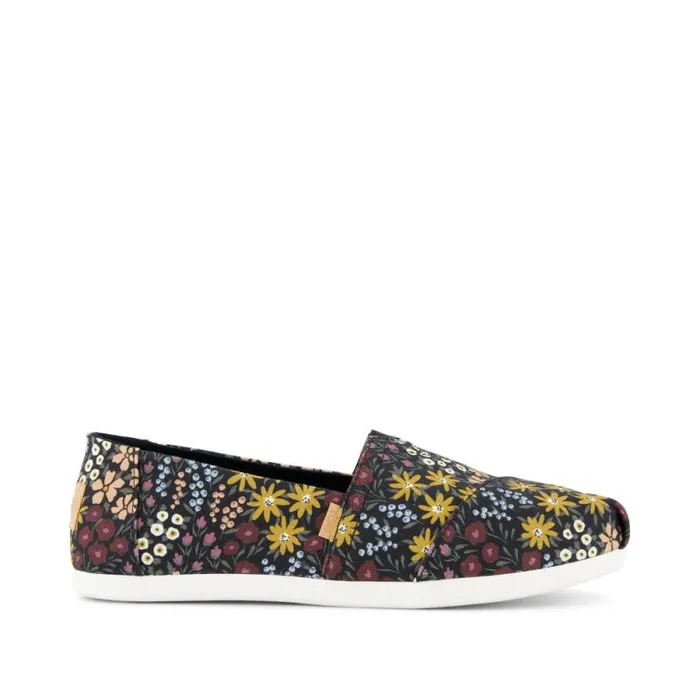Toms TOMS Classics Alpargata Cloudbound Black Wildflowers 8211 Women