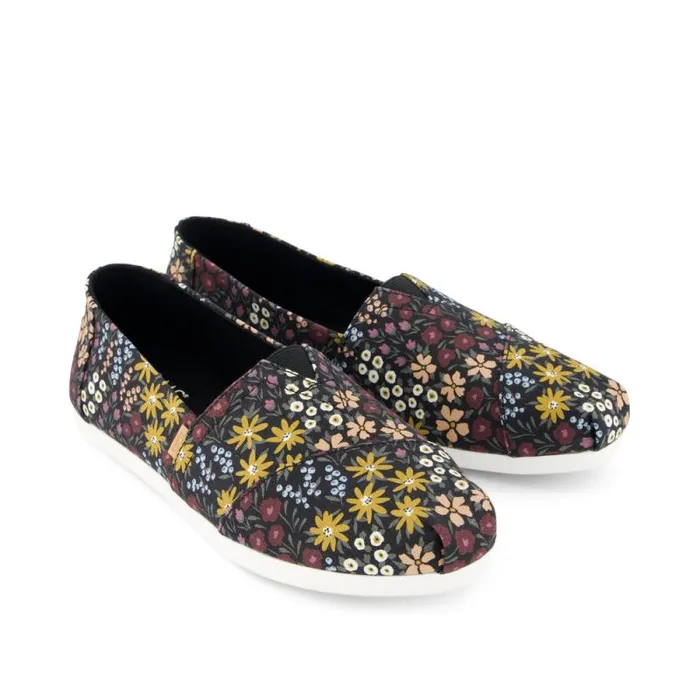 Toms TOMS Classics Alpargata Cloudbound Black Wildflowers 8211 Women