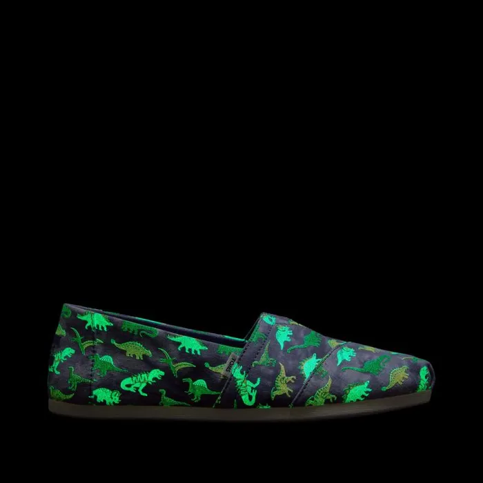 Toms TOMS Classics Alpargata Cloudbound Glow In The Dark Dino Print 8211 Women Toms TOMS Classics Alpargata Cloudbound Glow In The Dark Dino Print 8211 Women