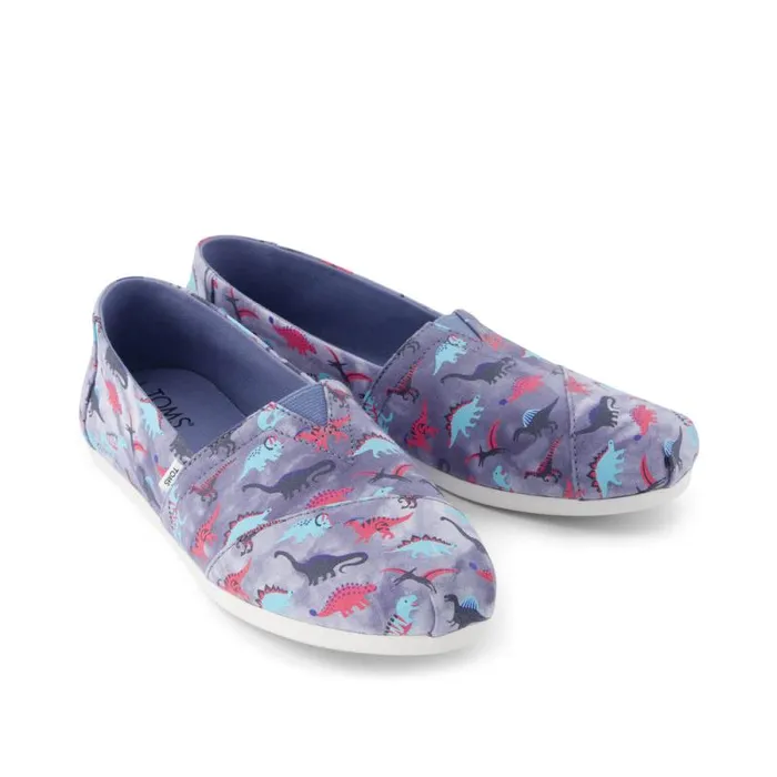 Toms TOMS Classics Alpargata Cloudbound Glow In The Dark Dino Print 8211 Women Toms TOMS Classics Alpargata Cloudbound Glow In The Dark Dino Print 8211 Women