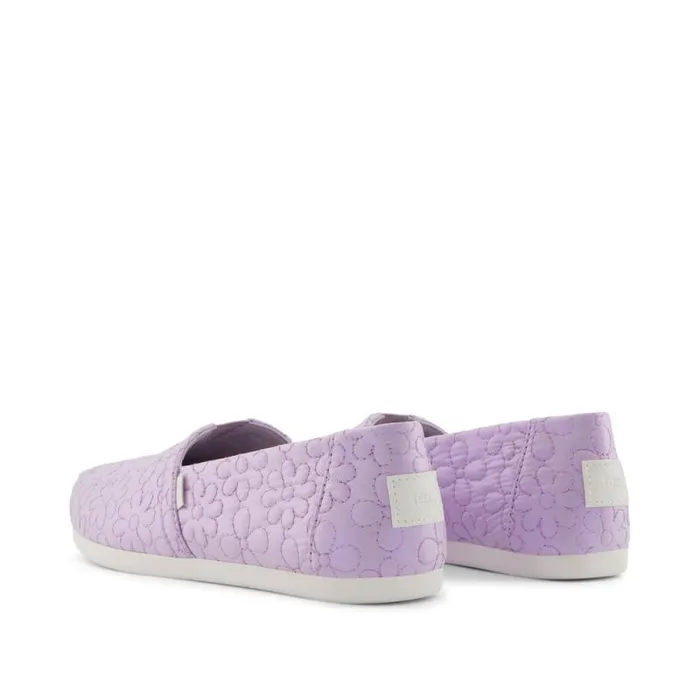 Toms TOMS Classics Alpargata Cloudbound Purple Iridescent Quilted Daisies 8211 Women