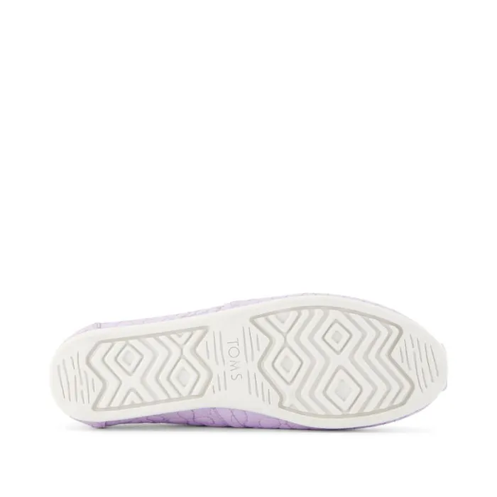 Toms TOMS Classics Alpargata Cloudbound Purple Iridescent Quilted Daisies 8211 Women