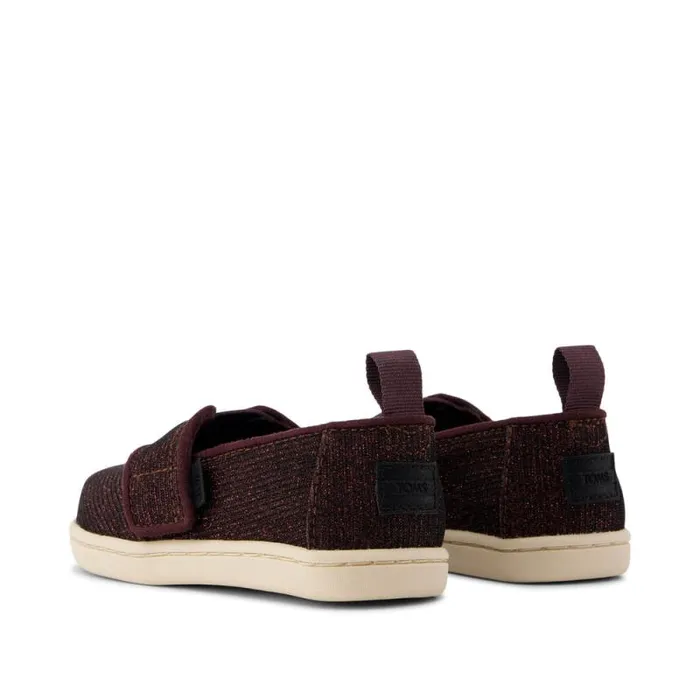 Toms TOMS Classics Alpargata Toddler Shoe Blackberry Sparkle Glitter 8211 KidsWomen Toms TOMS Classics Alpargata Toddler Shoe Blackberry Sparkle Glitter 8211 KidsWomen