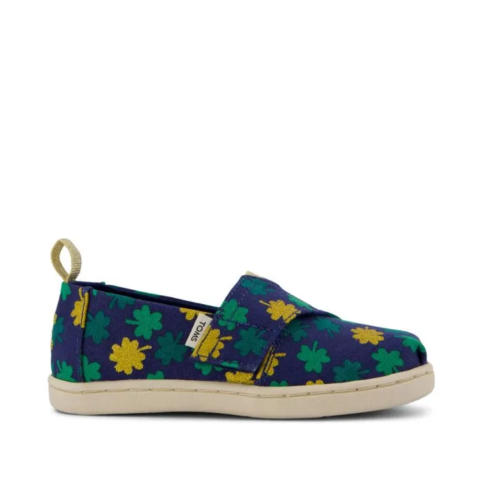 Toms TOMS Classics Alpargata Toddler Shoe Lucky Shimmer Clovers 8211 KidsWomen Toms TOMS Classics Alpargata Toddler Shoe Lucky Shimmer Clovers 8211 KidsWomen