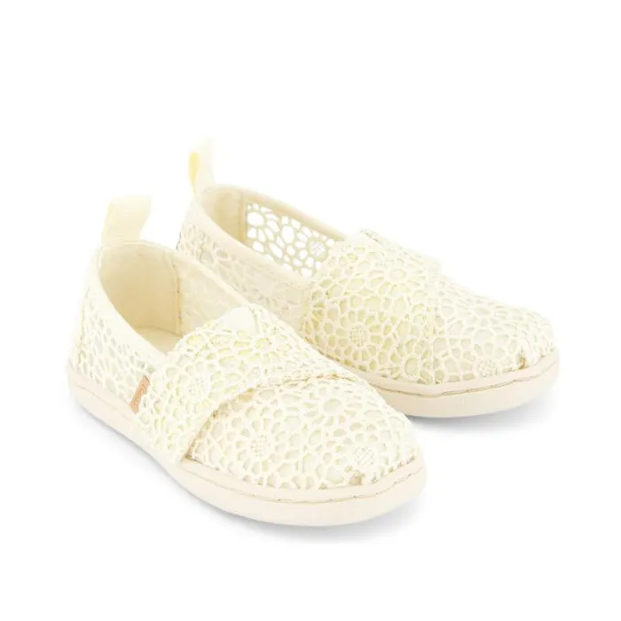 Toms TOMS Classics Alpargata Toddler Shoe Moroccan Crochet Natural 8211 KidsWomen