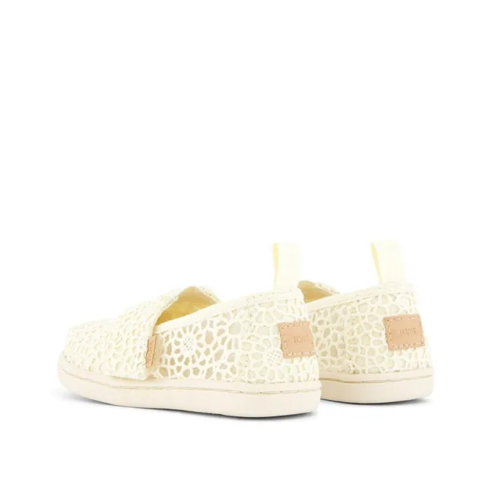 Toms TOMS Classics Alpargata Toddler Shoe Moroccan Crochet Natural 8211 KidsWomen Toms TOMS Classics Alpargata Toddler Shoe Moroccan Crochet Natural 8211 KidsWomen
