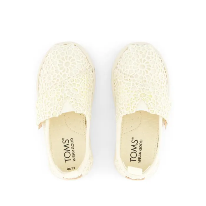 Toms TOMS Classics Alpargata Toddler Shoe Moroccan Crochet Natural 8211 KidsWomen Toms TOMS Classics Alpargata Toddler Shoe Moroccan Crochet Natural 8211 KidsWomen