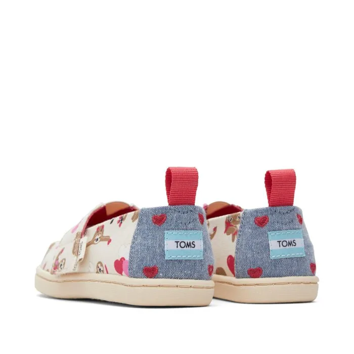 Toms TOMS Classics Alpargata Toddler Shoe Valentines Day Sloths 8211 KidsWomen