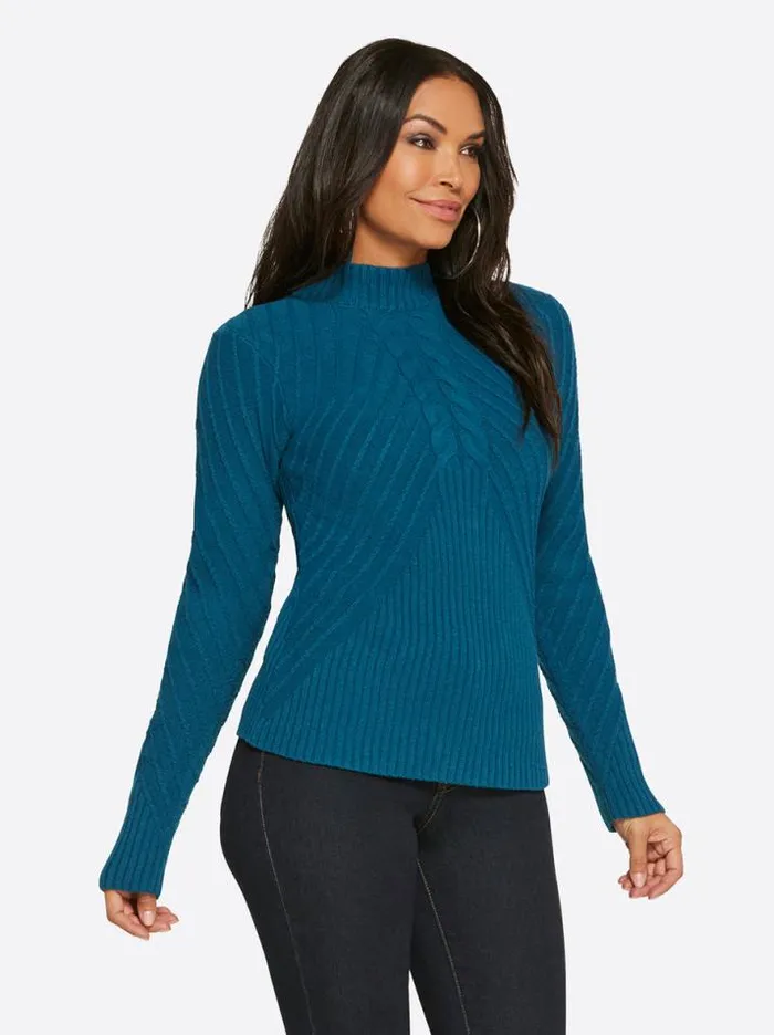 Tops Clothing Jessica Simpson Adena Sweater In Corsair