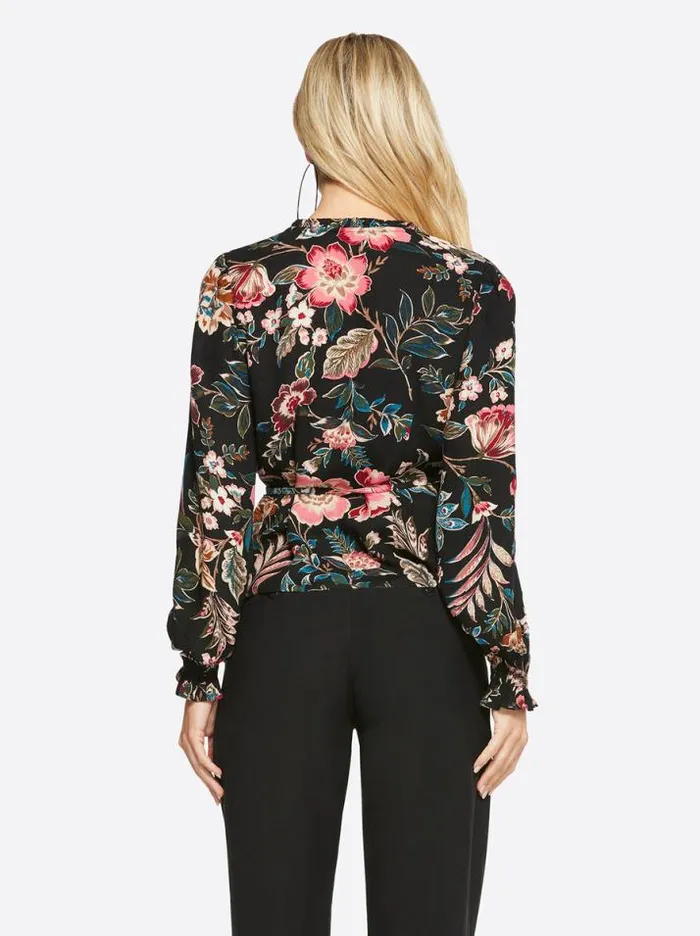 Tops Clothing Jessica Simpson Tanya Top In Arcadian Blooms