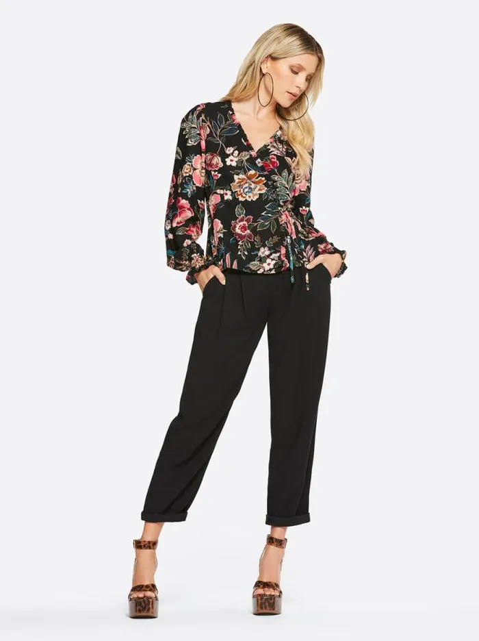 Tops Clothing Jessica Simpson Tanya Top In Arcadian Blooms