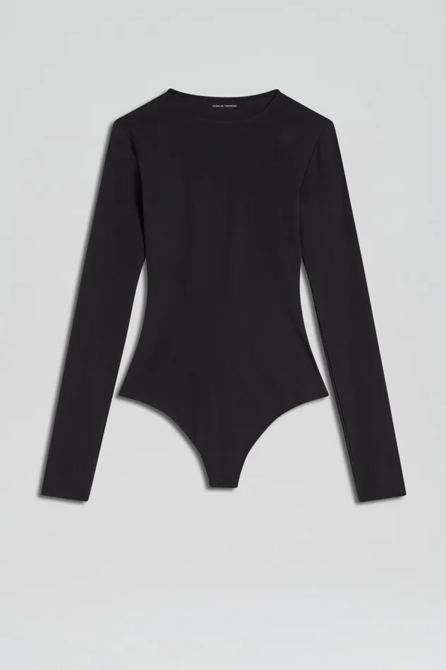 Tops CREW NECK BODYSUIT BLACK Scanlan Theodore Women