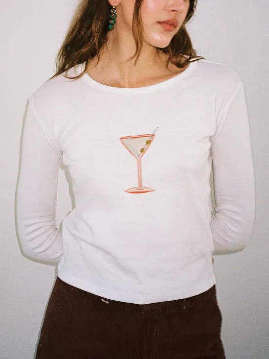 Tops Dana Long Sleeve Tee Martini Lisa Says Gah Women