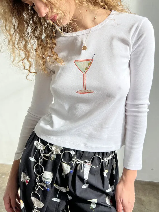 Tops Dana Long Sleeve Tee Martini Lisa Says Gah Women